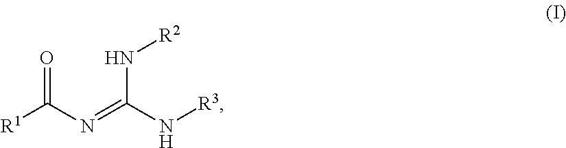 Novel process for the preparation of acylguanidines and acylthioureas