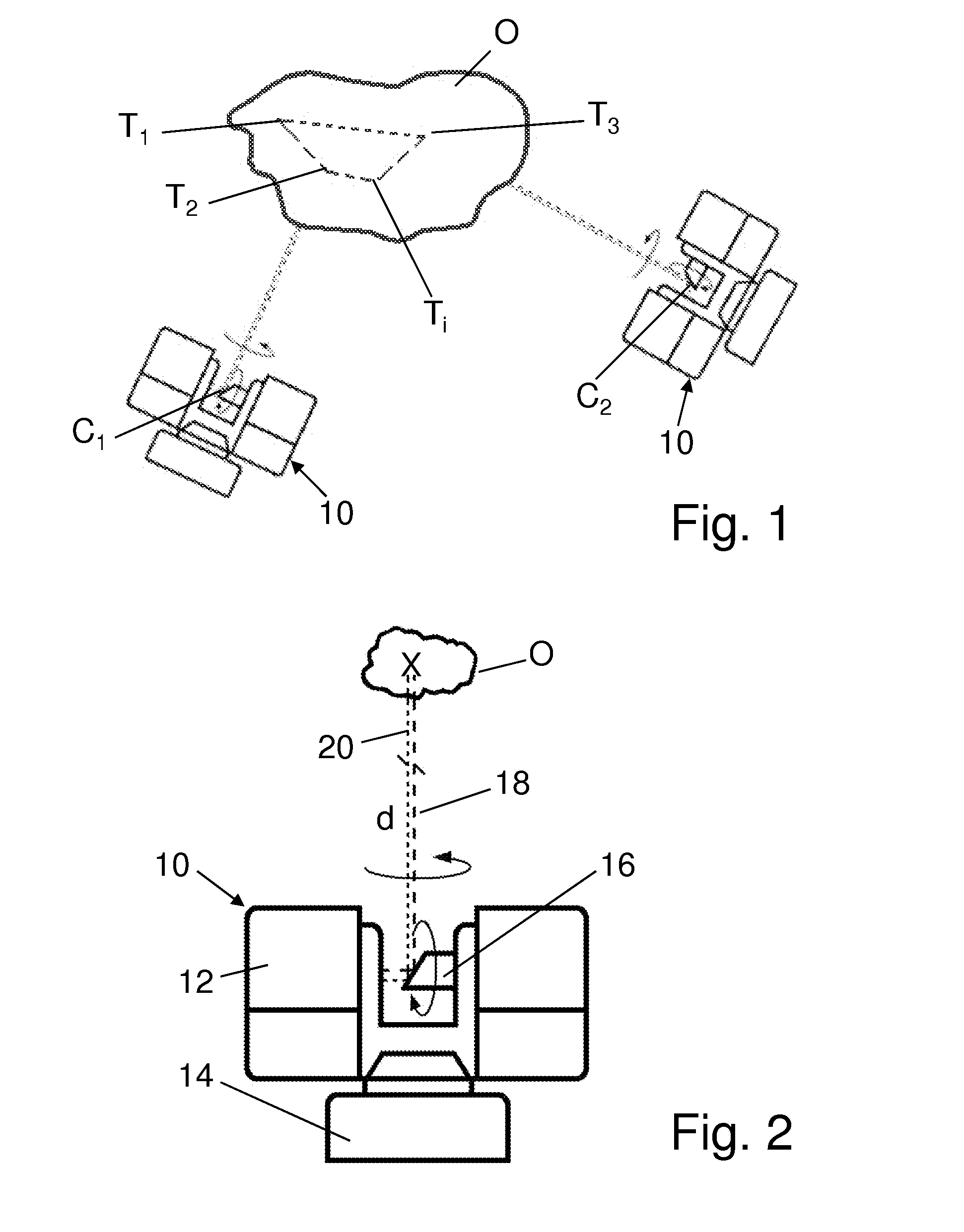 Method for optically scanning and measuring a scene