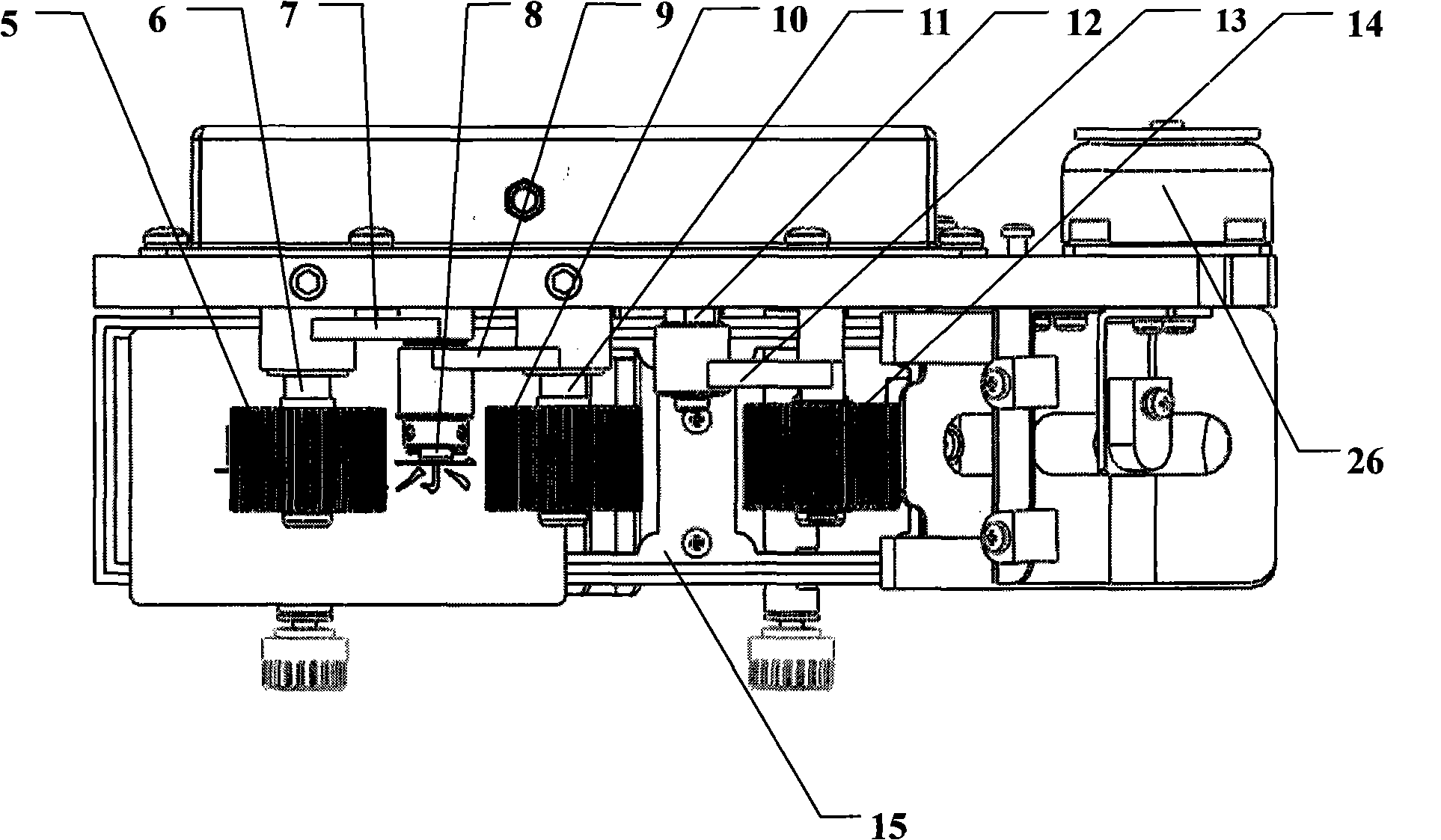 Ticket card conveying mechanism of ticket selling machine