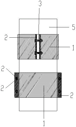 Annular steel plate strengthening device for reinforced concrete column with circular cross section