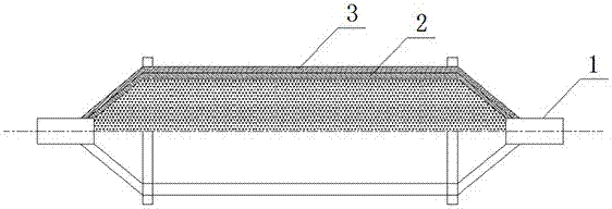 Dual heat resistant steel furnace roller