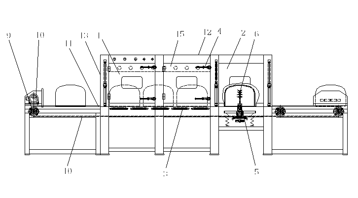 Quartz crucible heating, coating, and packaging integral machine