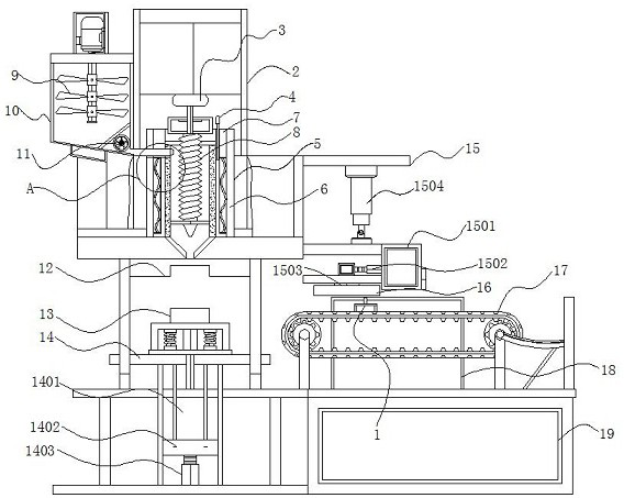 Injection molding equipment with injection molding heat preservation structure for electronic part machining