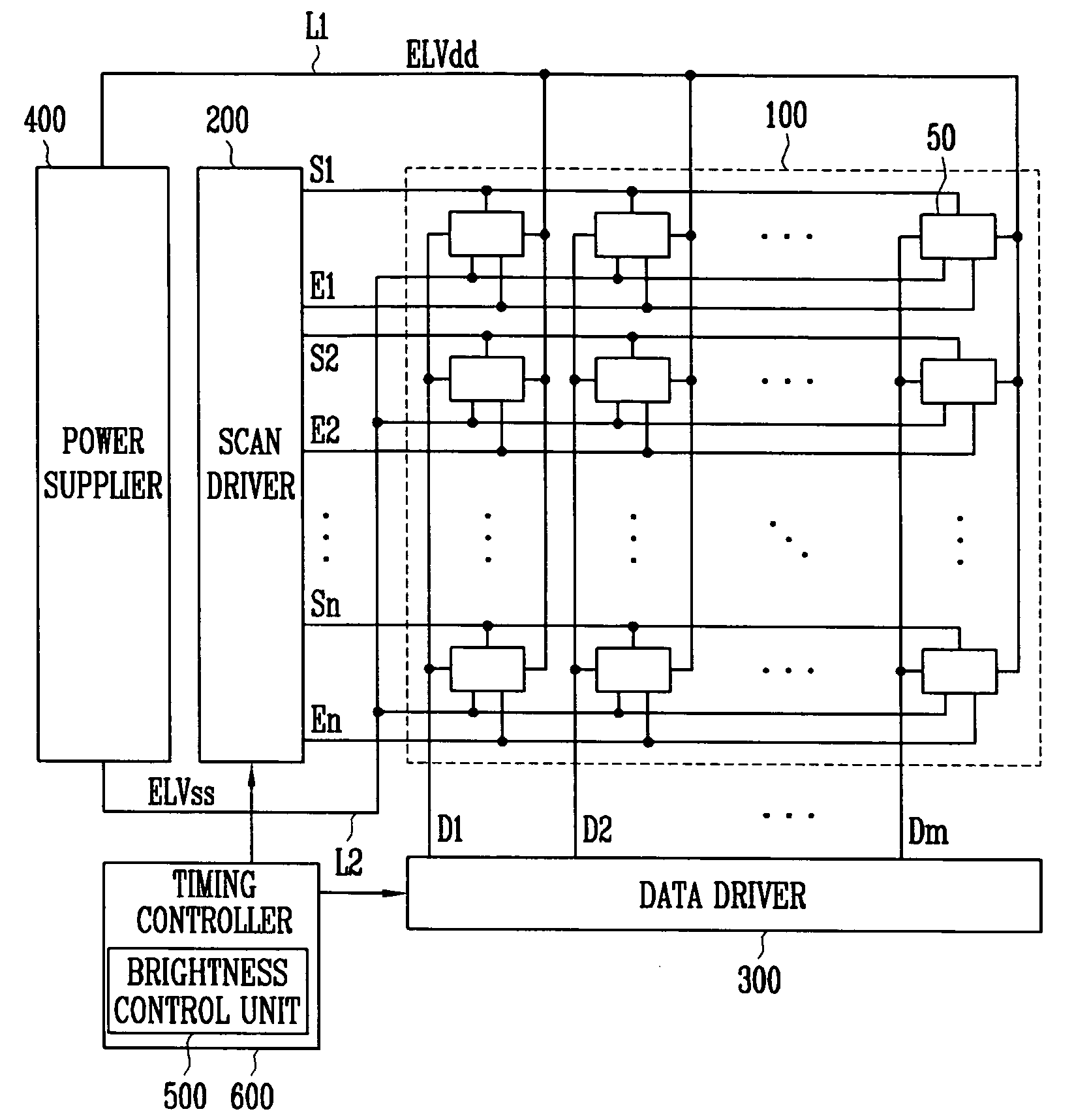 Flat panel display device and control method of the same