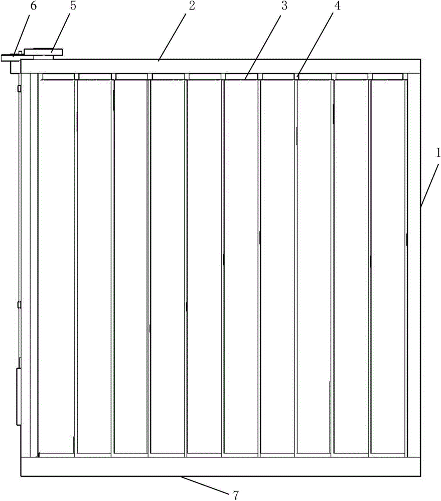 Arc-shaped water-blocking drain grating grid-plate for pump station, as well as manufacture, construction and utilization method thereof