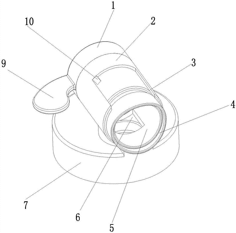 Cover module capable of opening by rotating