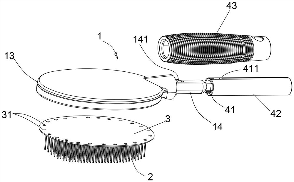 Environment-friendly comb