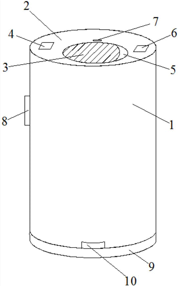 Rainwater sampling device