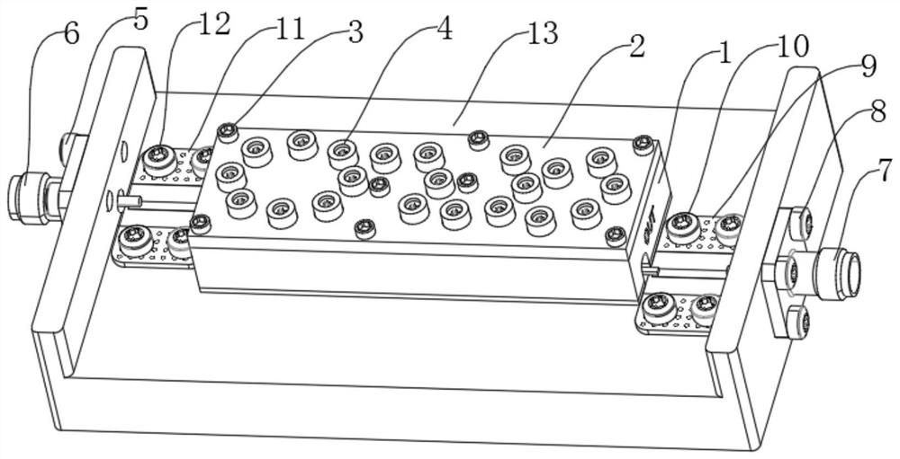 Filter input and output structure capable of being directly connected with PCB