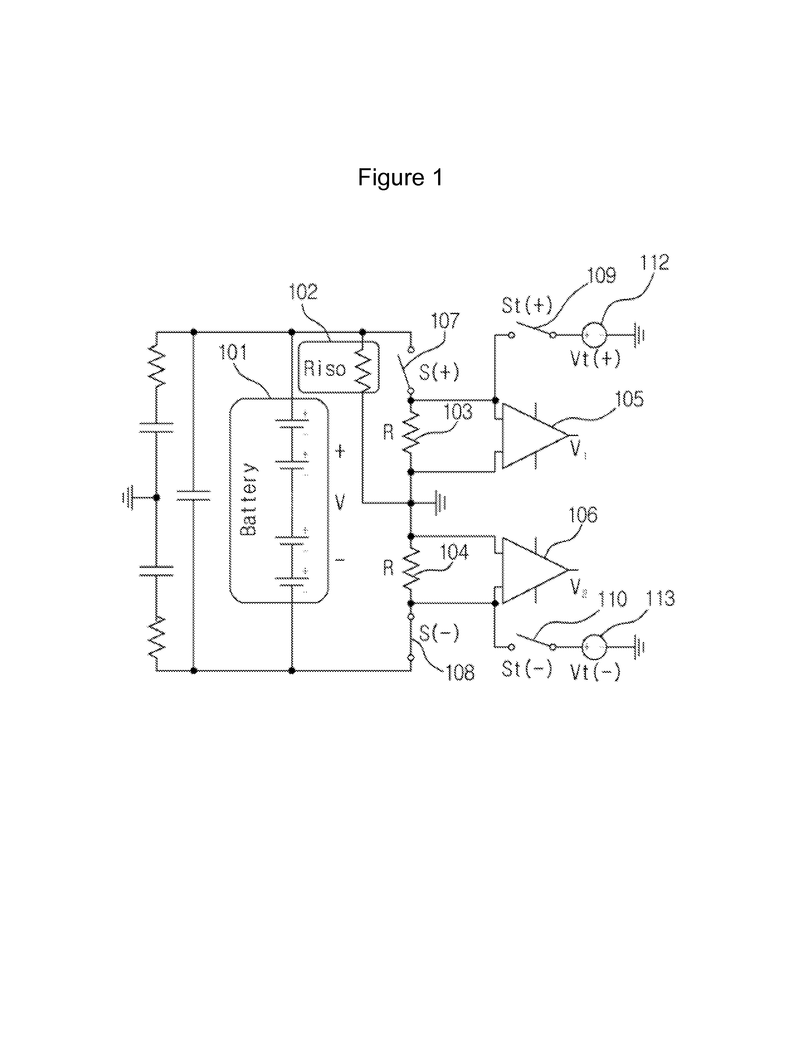 Insulation resistance measurement circuit having self-test function without generating leakage current
