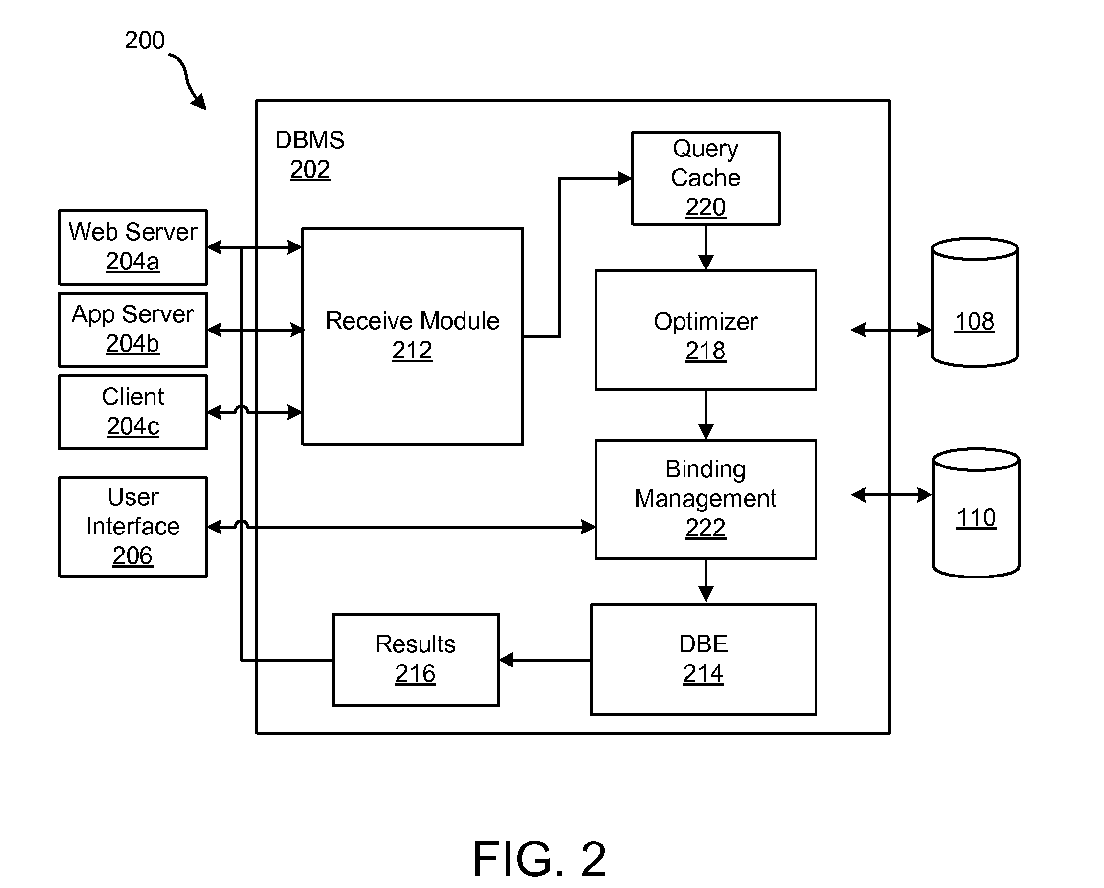 Query execution plan efficiency in a database management system