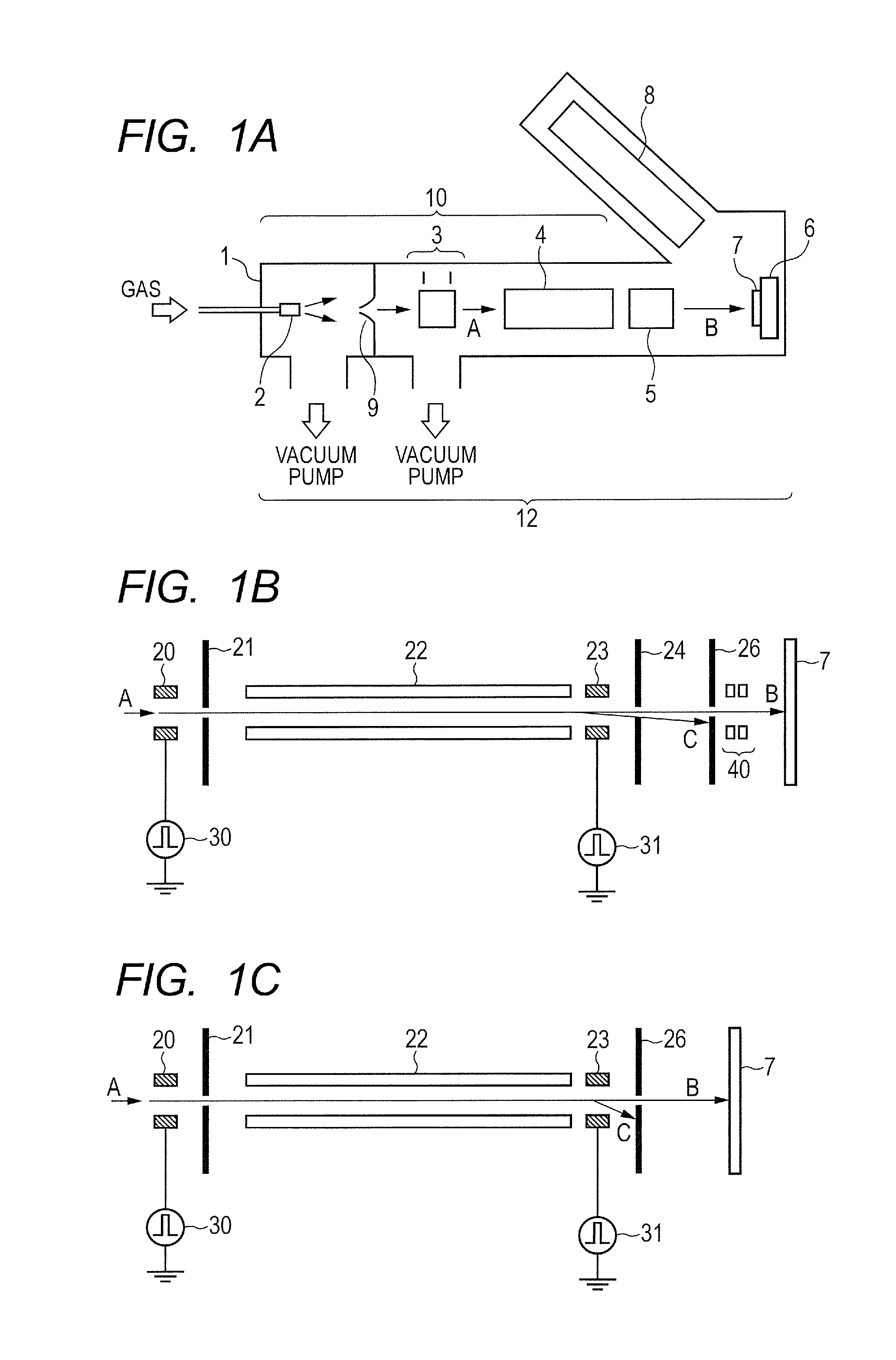 Mass selector, and ion gun, ion irradiation apparatus and mass microscope