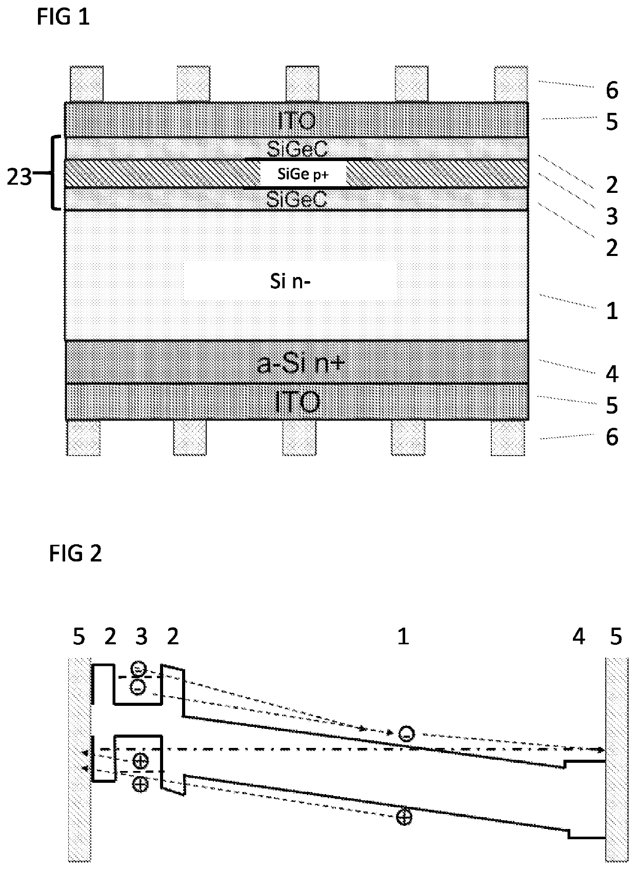 Semiconductor component having a highly doped quantum structure emitter