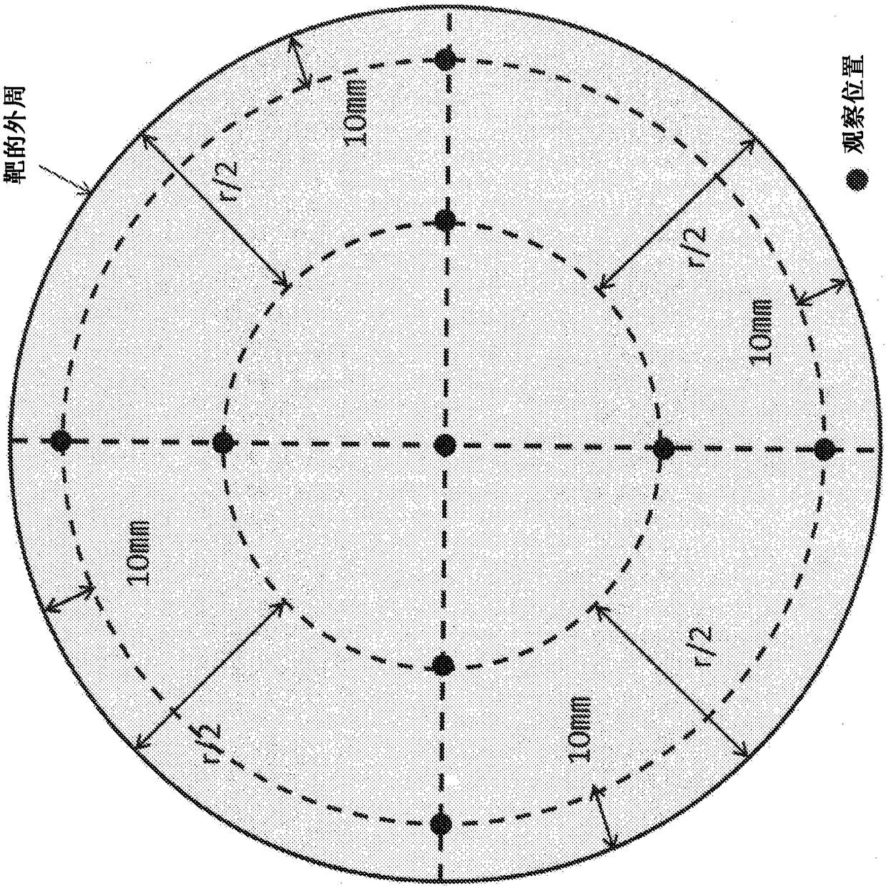 Ti-Ta alloy sputtering target and production method therefor