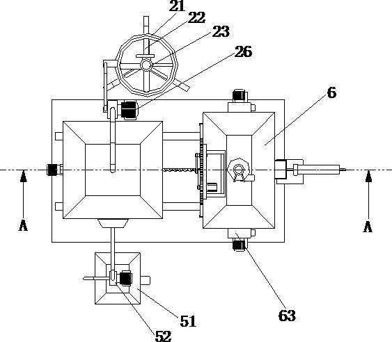 An energy-saving and environment-friendly building material surface painting device