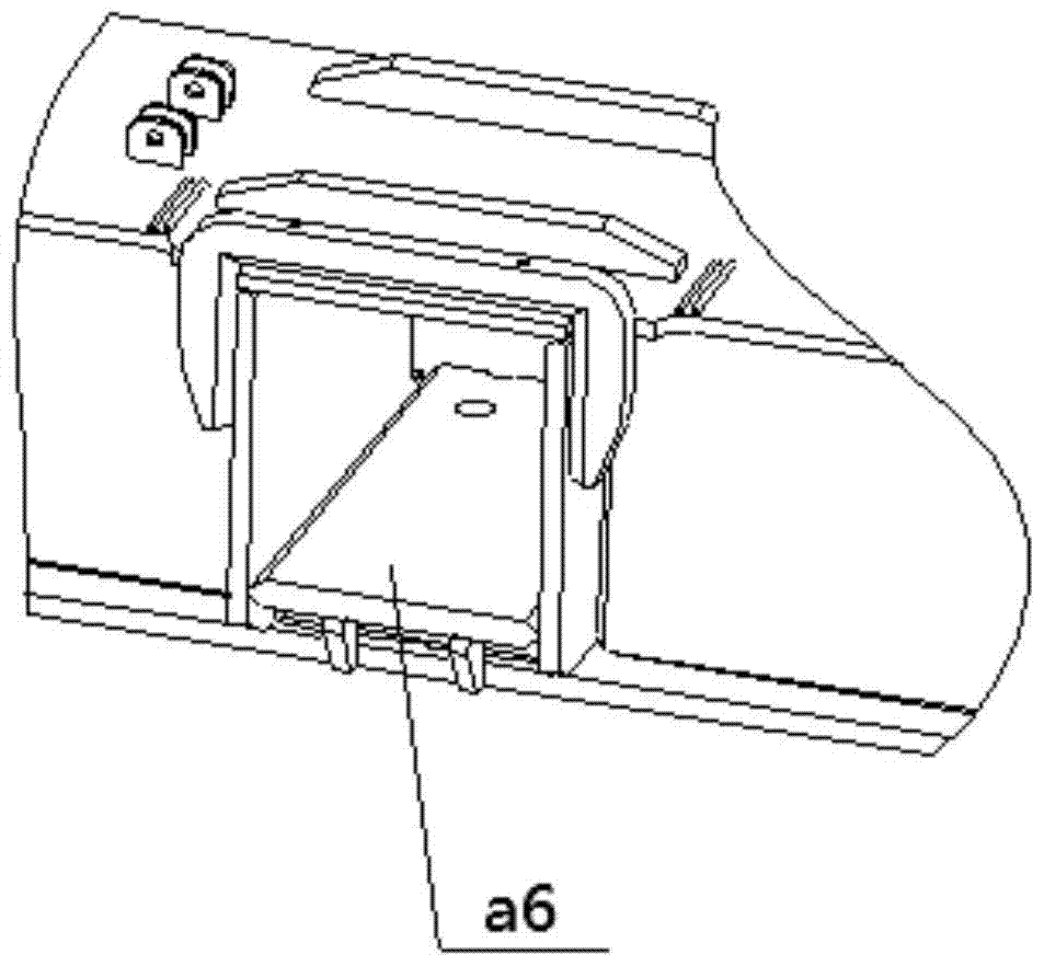 A plug-in crawler chassis structure