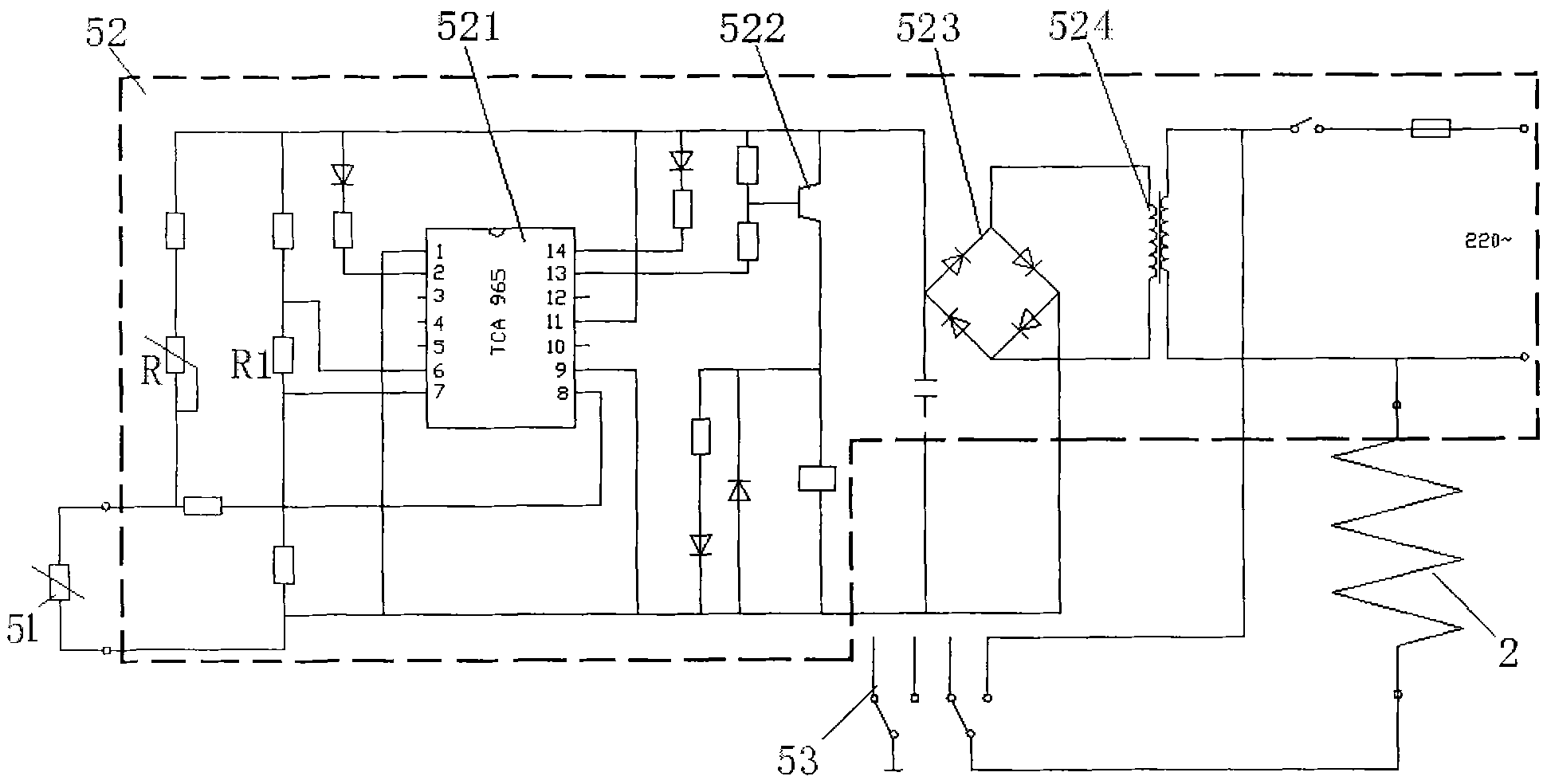 Electric frost prevention observation window