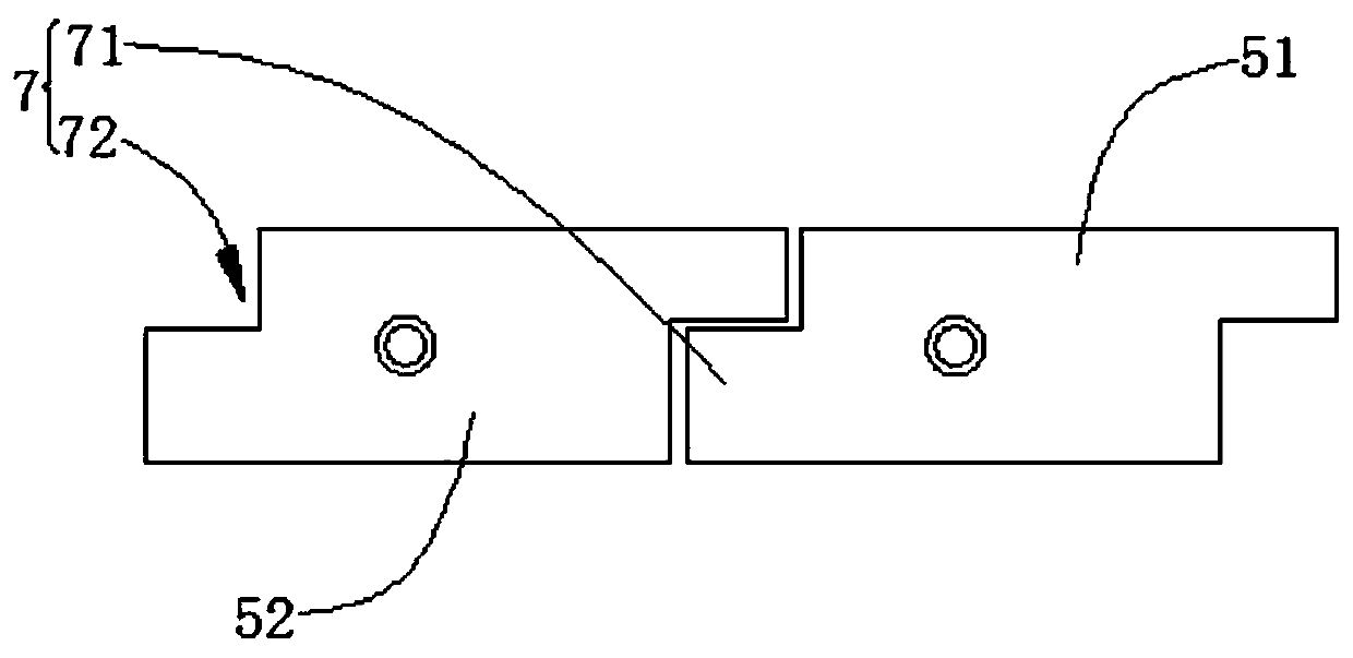 A prefabricated outstretched folding balcony