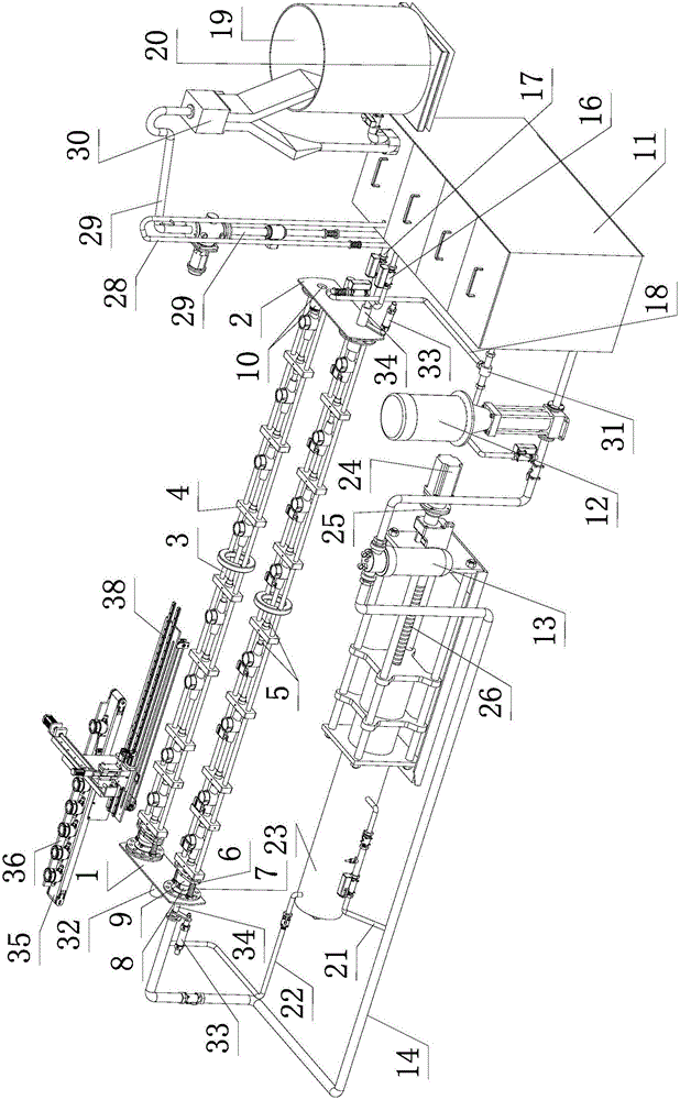 Intelligent full-flow-point full-automatic water meter calibration apparatus
