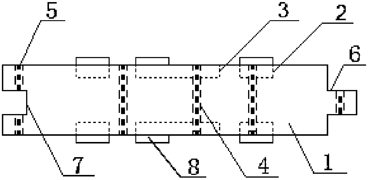 A transparent glass-based double-layer circuit board