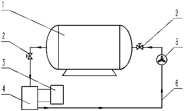 Quick cooling structure of large high-temperature resistance furnace
