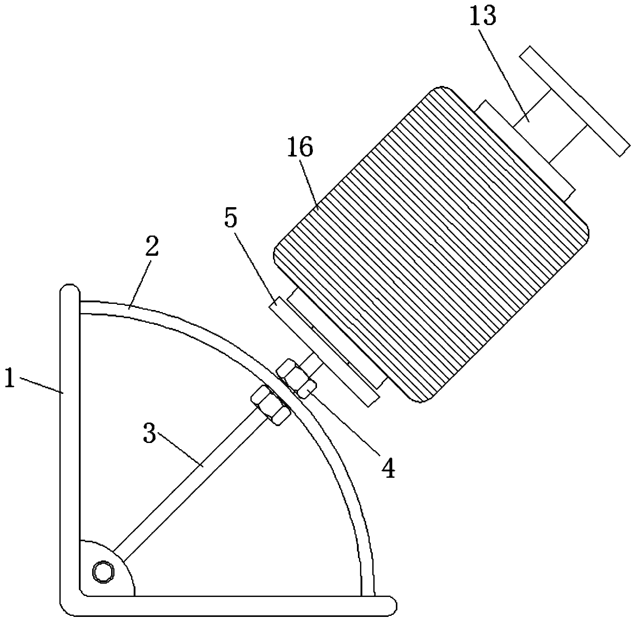 Textile bobbin placing device based on extrusion limit