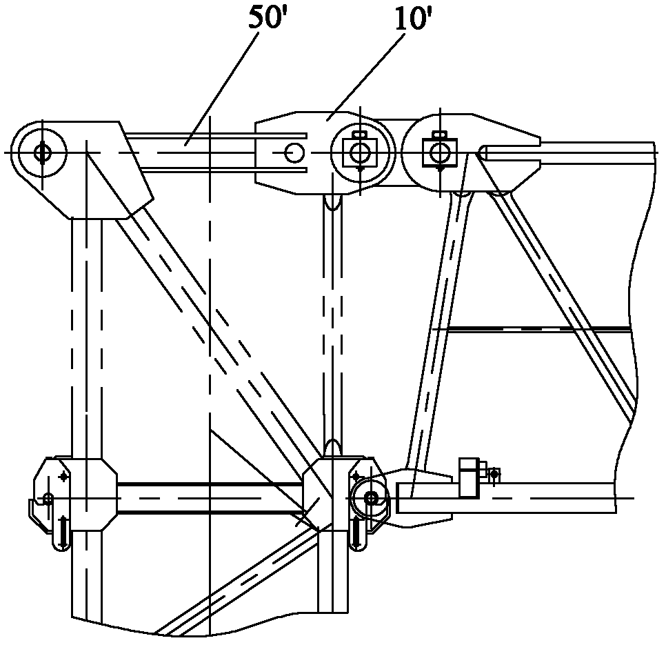 Pin shaft connecting structure, assembling and disassembling methods thereof and tower crane