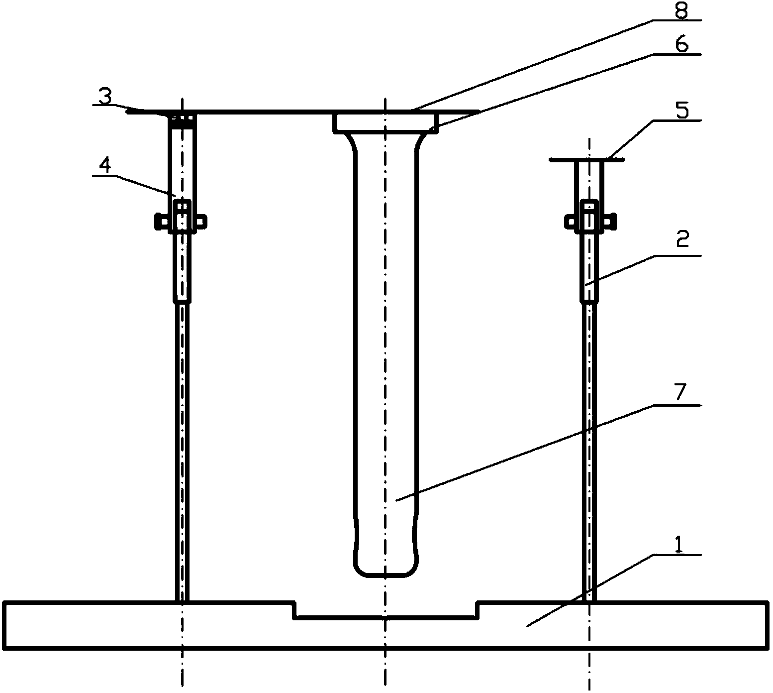 Device and method for different steel grade continuous casting automatic iron plate insertion