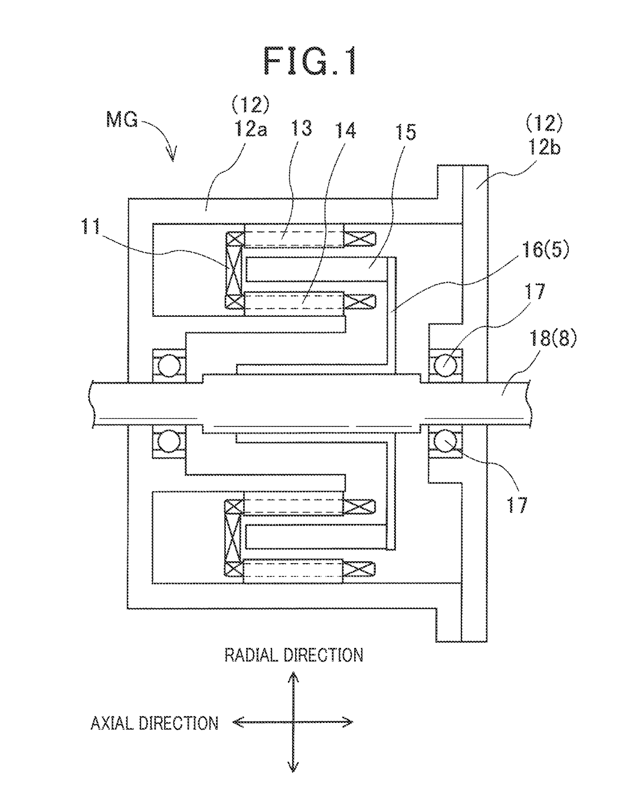 Rotor securing arrangement and rotating electric machine having the same