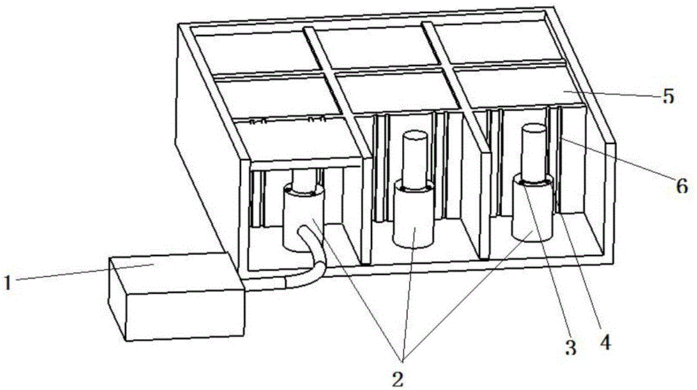 Experiment device and method for accuracy of static pressure sizing block regulation and control bed