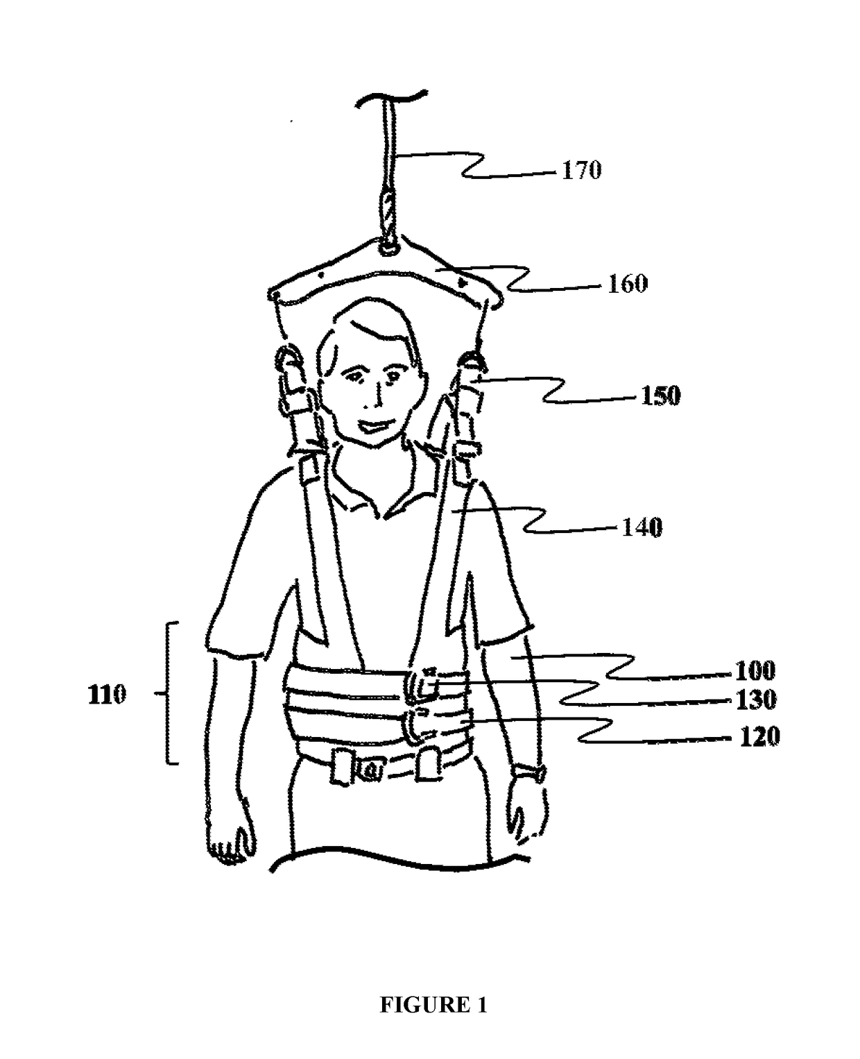 Fall prevention system for peripatetic persons