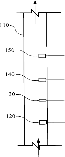 Three-phase flow measuring device