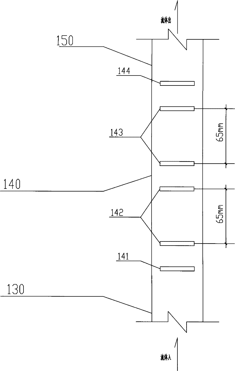 Three-phase flow measuring device