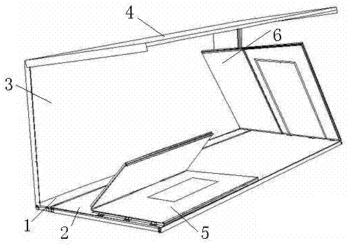 Folding house and method of dismounting thereof