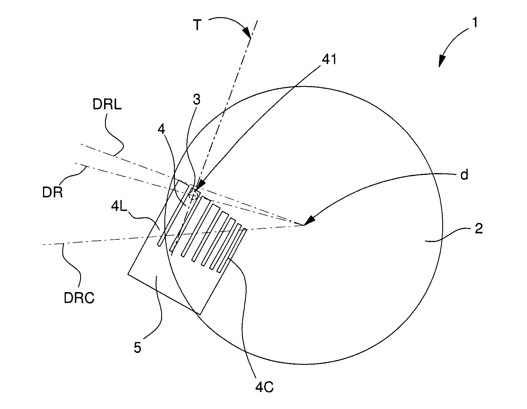 Optimised striking mechanism disc-vibration plate for a timepiece