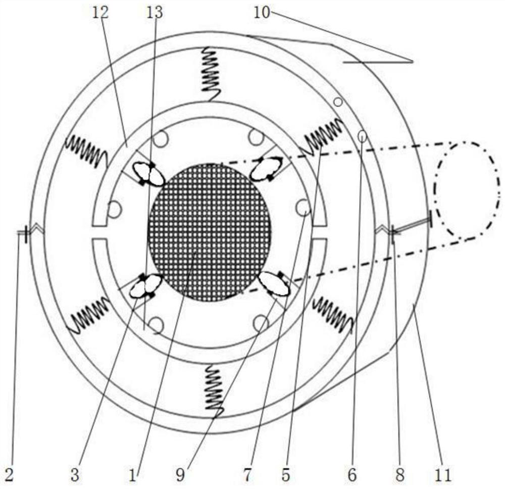 Cable insulation layer and pipeline outer layer detection device based on image recognition