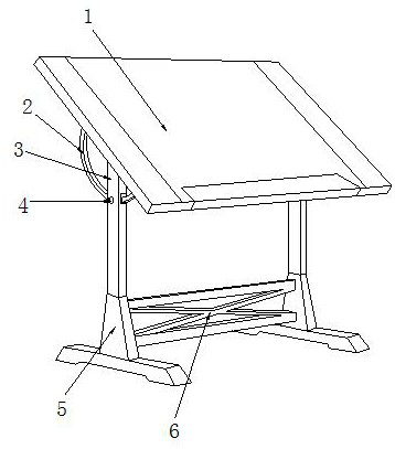 Indoor design drawing worktable