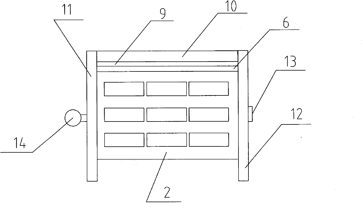 Thermal circulation type elevated heatable brick bed