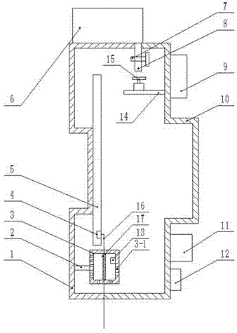 Power surge protector capable of putting out fire