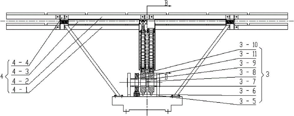 Novel chain-transmission solar two-dimensional tracking device