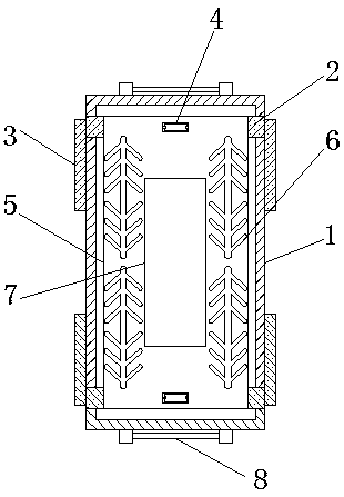 Intelligent terminal with anti-falling protective function