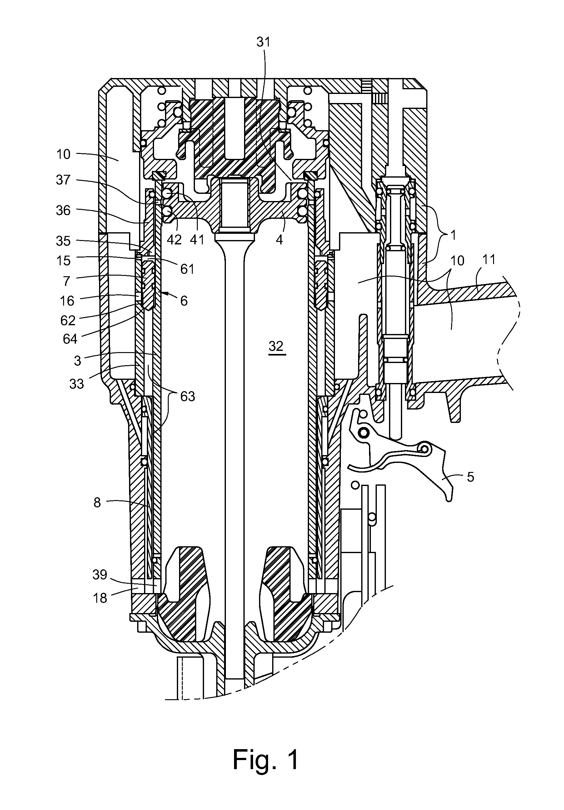 Pneumatic nail gun