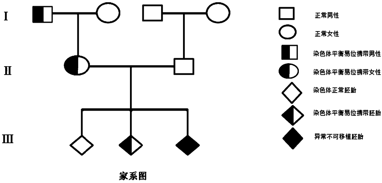 A method for distinguishing between embryos carrying balanced chromosome translocations and normal embryos