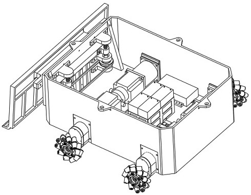 Intelligent sea salt collecting robot and working method thereof