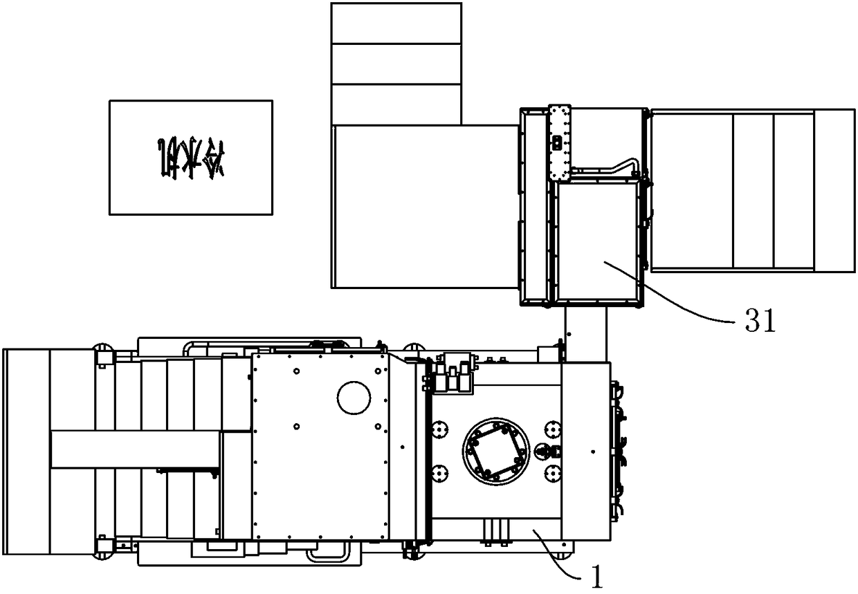 Full-automatic floating type hot-press forming press