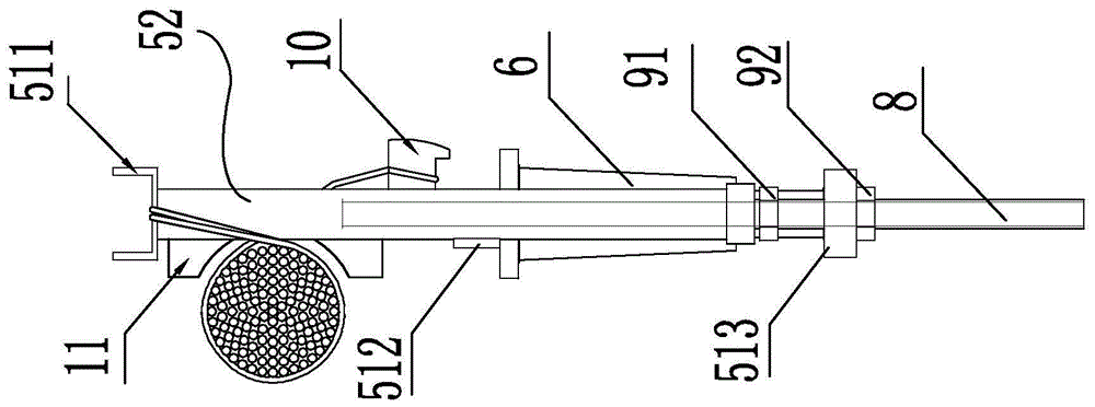 A cable tensioner for parallel steel strand stay cables and its construction method