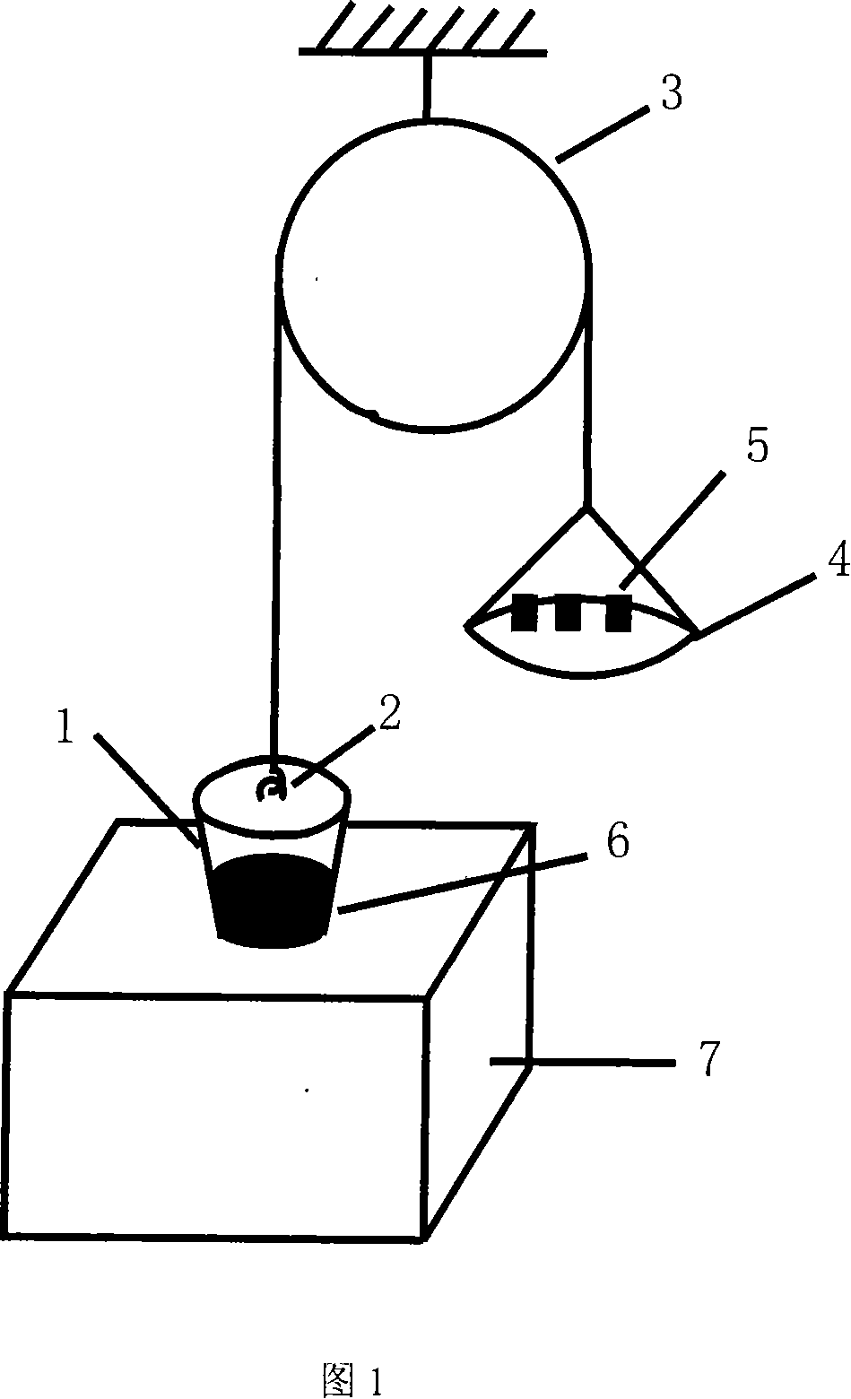 Device and method for testing rubber aggregate and cement stone interface binding intensity