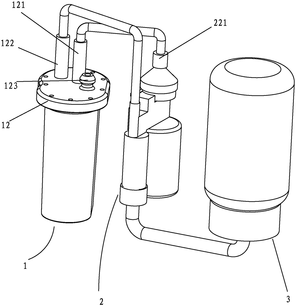 A double-circuit scale-free steam generator