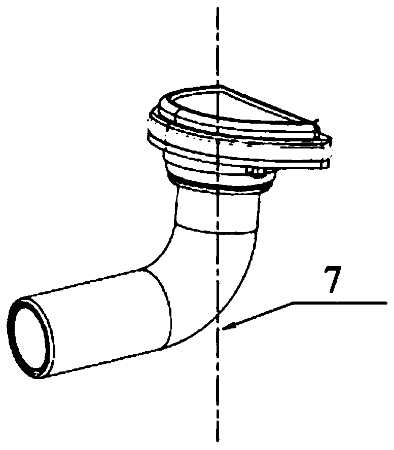 Window cleaning machine for preventing sewage from flowing backwards