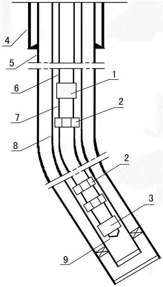 A structure and method for preventing corrosion damage of downhole aluminum alloy-carbon steel pipe column